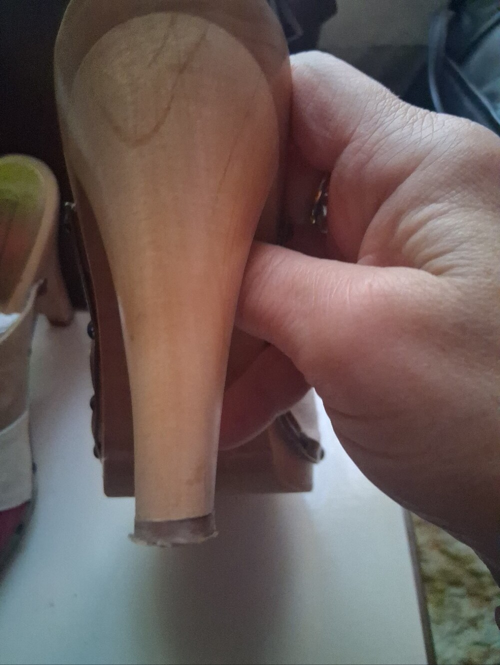 Coach Y2K Katy Patchwork WaveSuede Clog Mule - Pink/Tan/Beige Cream #tiktokviral - Picture 5 of 11